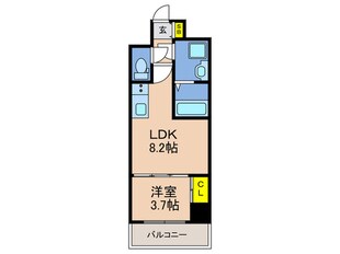 LIVIAZ KOBE LaMerの物件間取画像